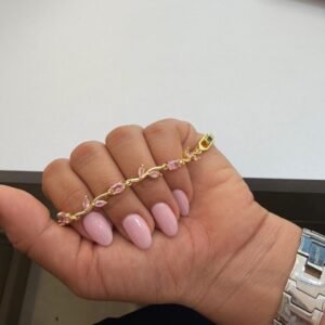 Pulsera Tulipanes Rodio